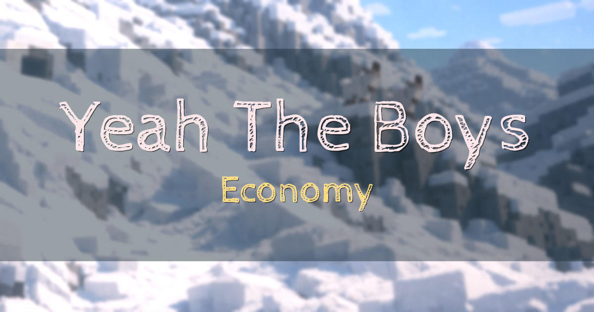 Yeah The Boys Economy Minecraft server
