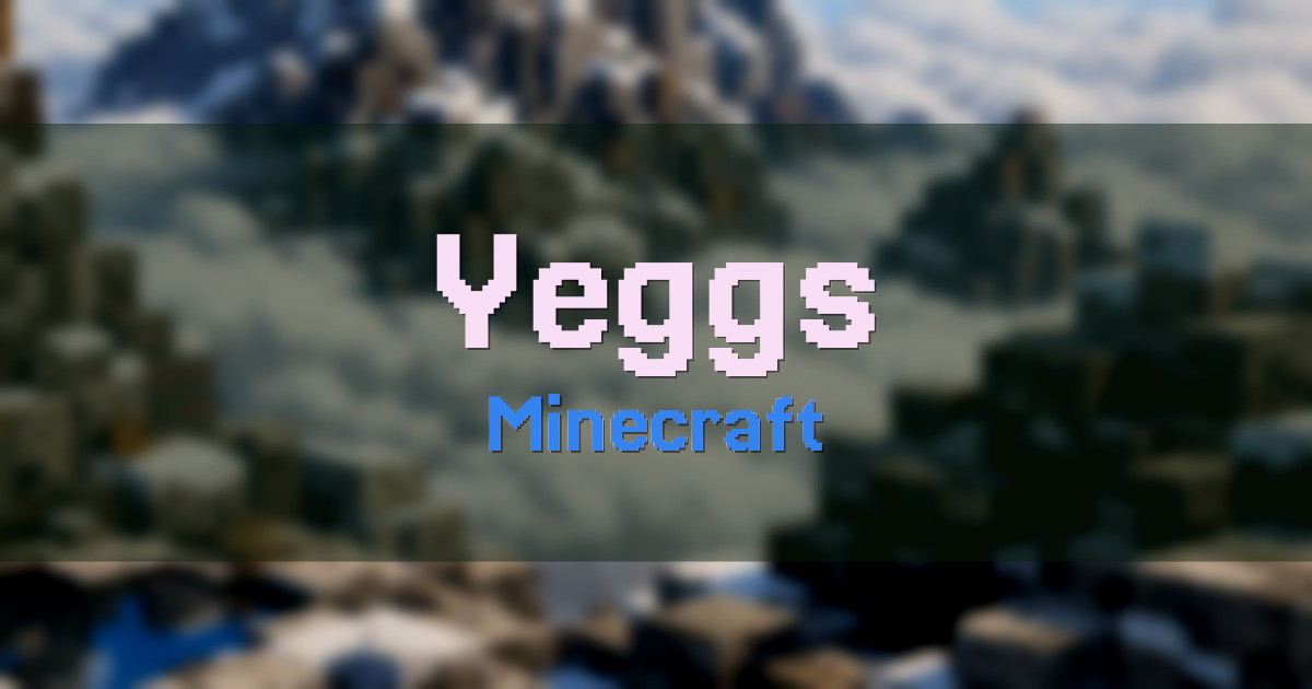 Yeggs Minecraft server