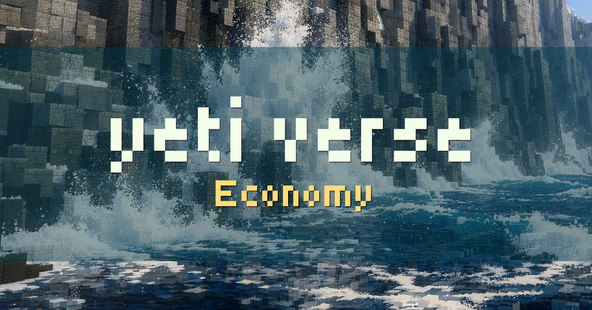 yeti verse Economy Minecraft server