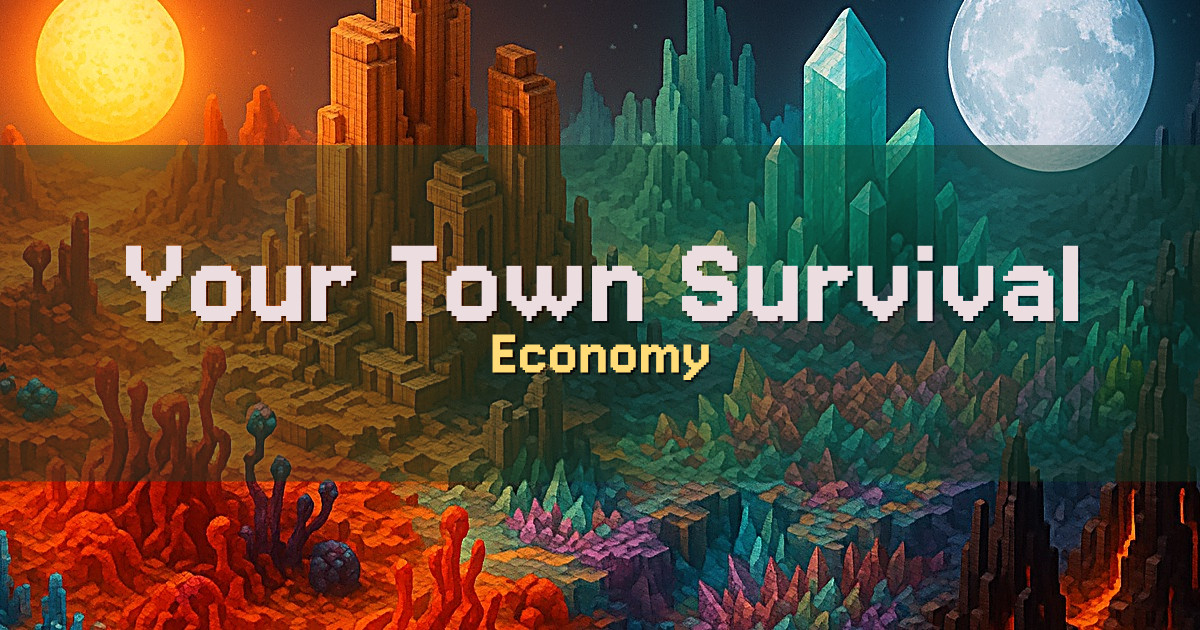 Your Town Survival Economy Minecraft server