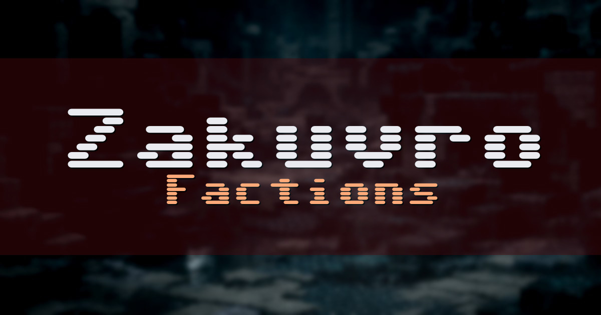 Zakuvro Factions Minecraft server