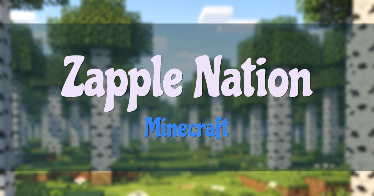 Zapple Nation Minecraft server