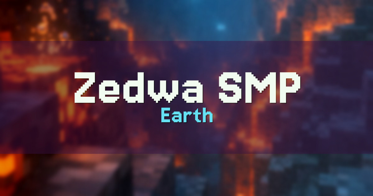 Zedwa SMP Earth Minecraft server