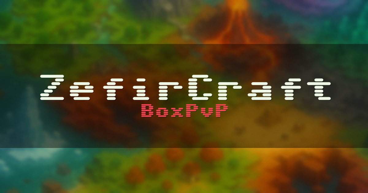 ZefirCraft BoxPvP Minecraft server