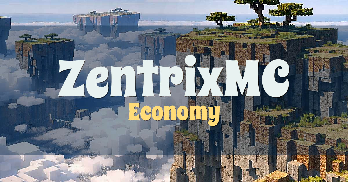 ZentrixMC Economy Minecraft server