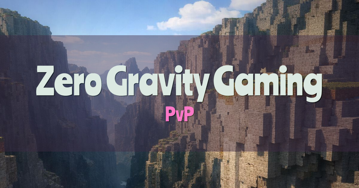 Zero Gravity Gaming PvP Minecraft server