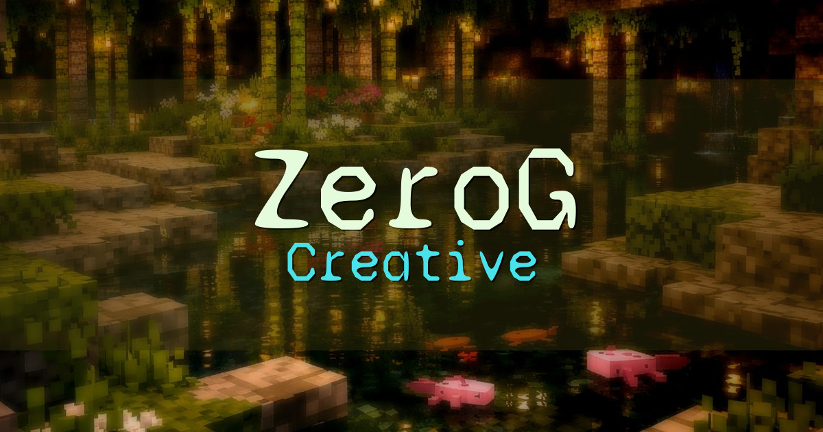ZeroG Creative Minecraft server