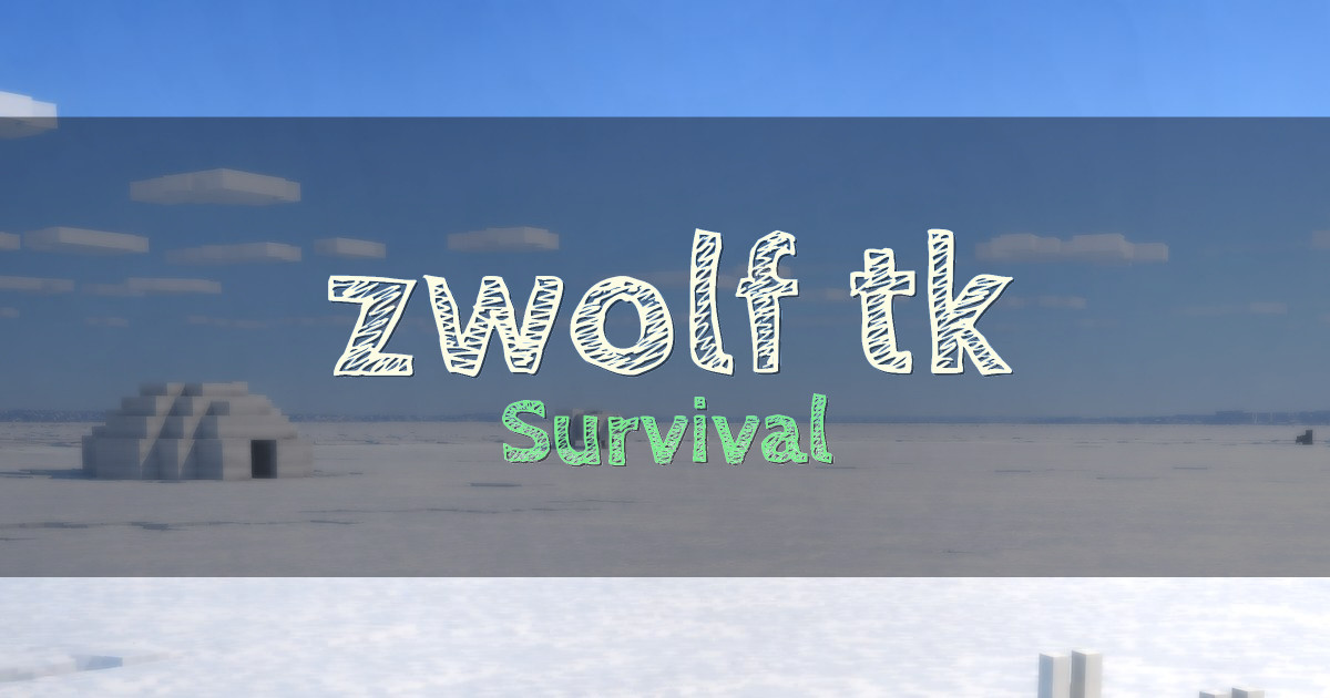 zwolf.tk Survival Minecraft server